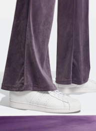 adidas Originals, Velvet Rhinestone Trefoil Hose, roze, Afbeelding 4 van 5