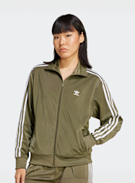 adidas Originals, Adicolor Classics Loose Firebird Track Top, green, Image 1 of 5