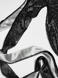 Karl Kani, Monogram All Over Print Durag, black, Image 2 of 3