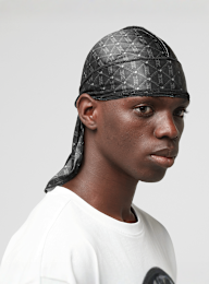 Karl Kani, Monogram All Over Print Durag, black, Image 3 of 3