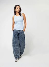 Karl Kani, Woven Signature Rhinestone Rib Tank, blauw, Afbeelding 4 van 4