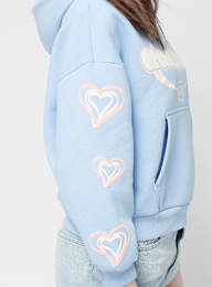 Karl Kani, Heart Oversized Hoodie, niebieski, Obraz 5 z 6