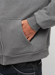 Urban Classics, Fluffy Zip Hoody, grey, Image 3 of 4
