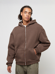 Urban Classics, Fluffy Zip Hoody, brown, Image 1 of 4