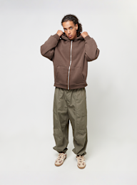 Urban Classics, Fluffy Zip Hoody, brown, Image 4 of 4