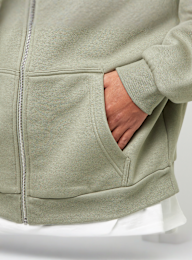 Urban Classics, Fluffy Zip Hoody, groen, Afbeelding 3 van 4