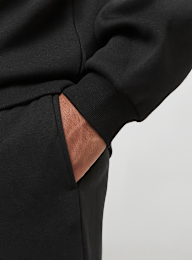 Urban Classics, Fluffy Sweatpants softpink, zwart, Afbeelding 3 van 5