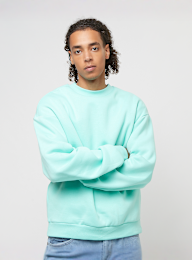 Urban Classics, Fluffy Crewneck, turkoois, Afbeelding 1 van 3