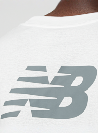 New Balance, Relaxed Logo T-Shirt, wit, Afbeelding 4 van 5