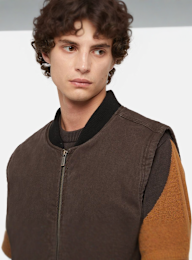 Dickies, Duck Canvas Vest, brown, Image 3 of 6