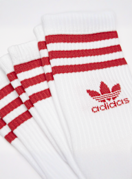 adidas Originals, Crew Sock 3 Stripes, biały, Obraz 2 z 2