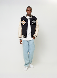 New Era, New York Yankees MLB Patch Navy Varsity Jacket, blue, Image 6 of 6