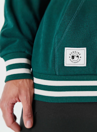 New Era, MLB RIB INFILL OS HOODIE oakland athletics dkgltc, groen, Afbeelding 4 van 5