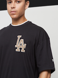 New Era, LA Dodgers World Series Oversized T-Shirt, black, Image 3 of 5