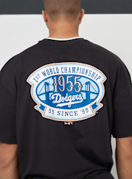 New Era, LA Dodgers World Series Oversized T-Shirt, black, Image 4 of 5