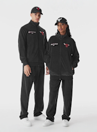 New Era, Chicago Bulls NBA Lifestyle Velours Trackjacket, black, Image 5 of 5