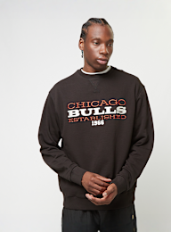 New Era, Chicago Bulls NBA Lifestyle Oversized Crewneck Sweatshirt, black, Image 1 of 5