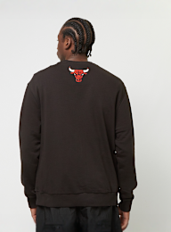 New Era, Chicago Bulls NBA Lifestyle Oversized Crewneck Sweatshirt, black, Image 2 of 5