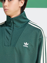 adidas Originals, Funnelneck Tracktop, green, Image 3 of 5