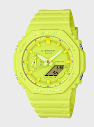 G-SHOCK, GA-2100-9A9ER, yellow, Image 1 of 5