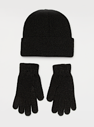 adidas Originals, Glove Beanie Set, black, Image 2 of 3