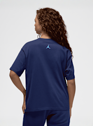 Jordan, Flocked Holiday T-Shirt, blauw, Afbeelding 2 van 5