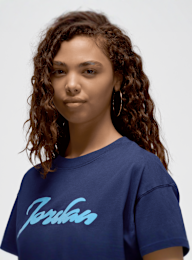 Jordan, Flocked Holiday T-Shirt, blauw, Afbeelding 3 van 5