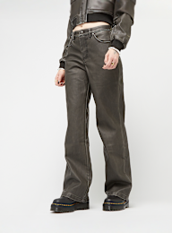 Karl Kani, Signature Pu Wide Leg Pants, grey, Image 1 of 5