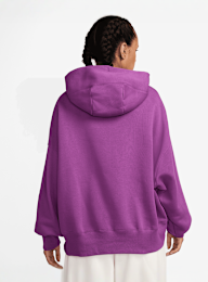 Nike, Sportswear Phoenix Fleece Over Oversized Hoodie, purple, Image 2 of 3
