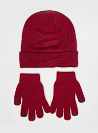 Nike, Jan Monogram Beanie Set (2 Piece), red, Image 2 of 3