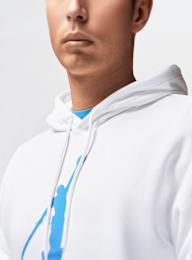 Jordan, Essential Fleece Baseline Hoodie, wit, Afbeelding 3 van 7