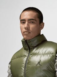 Jordan, Flight Down Vest, green, Image 3 of 8