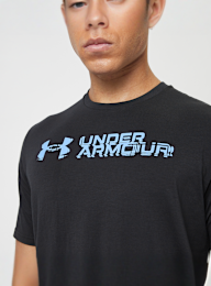 Under Armour, Sliced Wordmark 60/40 Short Sleeve, black, Image 3 of 4