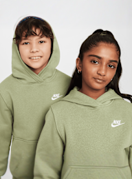 Nike, Sportswear Club Fleece Hoodie, green, Image 4 of 6