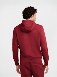 Nike, Sportswear Club Fleece Hoodie, red, Image 2 of 7