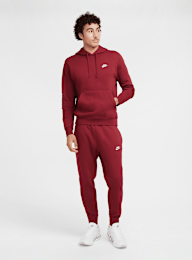 Nike, Sportswear Club Fleece Hoodie, red, Image 7 of 7
