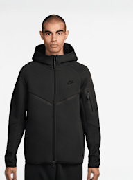 Nike, Tech Fleece Windrunner, black, Image 1 of 3
