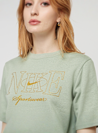 Nike, Sportswear Club Fleece Crew Shine, green, Image 3 of 4