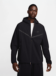 Nike, Tech Woven Windrunner Full-Zip Jacket, black, Image 1 of 9