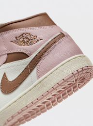 Jordan, WMNS Air Jordan 1 Mid, light pink, Image 8 of 8