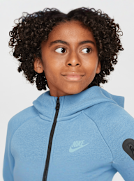 Nike, Sportswear Tech Fleece Full-Zip Hoodie, blue, Image 3 of 7