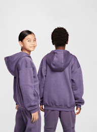 Nike, Sportswear Club Fleece Oversized Fullzip, roze, Afbeelding 2 van 7