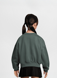 Nike, Sportswear Club Fleece Boxy Crew Graphics Star, green, Image 2 of 5