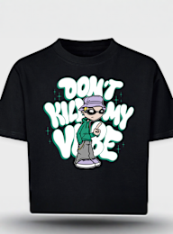 Mister Tee - Kids, Don't Kill My Vibe Tee, black, Image 3 of 3