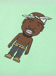 Mister Tee - Kids, LA Sketch Tee, green, Image 3 of 3