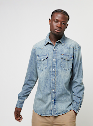 Polo Ralph Lauren, Icon Long Sleeve-Sport Shirt, blauw, Afbeelding 1 van 4