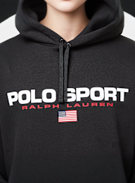 Polo Sport Ralph Lauren, LSPOHOODM6-Long Sleeve-Sweatshirt, black, Image 3 of 4