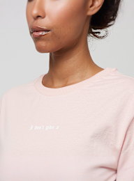 Miss Tee, I Don't Give A F Tee, light pink, Image 3 of 5