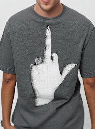 Miss Tee, I Don't Give A F Tee, grijs, Afbeelding 4 van 5