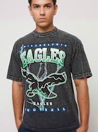 Mitchell & Ness, Oversized Graphic Tee Philadelphia Eagles, grijs, Afbeelding 3 van 4